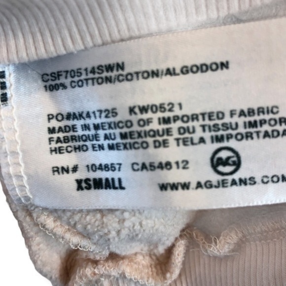 AG Adriano Goldschmied Pink Crew Neck Sweater - Picture 6 of 8